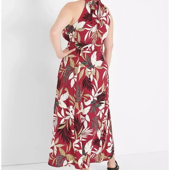 Halter Tie-Neck Maxi Dress - Picture 3 of 3